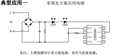 高壓線性恒流芯片方案SM2082EG對(duì)比SM2091E優(yōu)劣勢(shì)詳析(圖2) 鉦銘科電子SM2082EG1.png