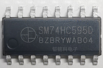 SM74HC595芯片的8位串行輸入/輸出和并行輸出特性詳解(圖1) SM74HC595D.png