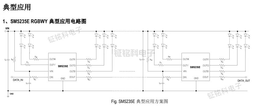 SM5235E:點亮天境燈的智能芯光(圖1) SM5235E 典型應用方案圖 (1).jpg